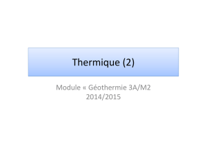 Thermique (2) - LabEx G-EAU