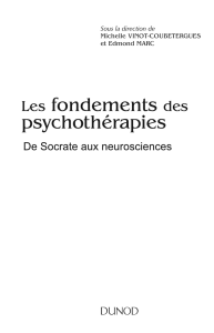 Les fondements des psychothérapies