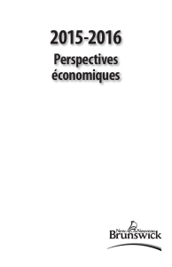 2015-2016 Perspectives économiques