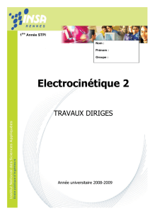 Electrocinétique 2