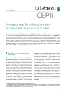 Divergence entre Etats-Unis et zone euro : le financement des