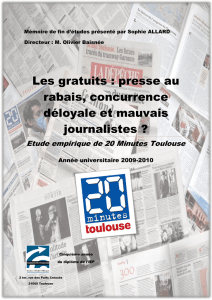 Les gratuits : presse au rabais, concurrence déloyale et mauvais