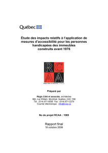 Annexe du rapport - Secrétariat du travail