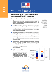 Une nouvelle lecture de la contribution du commerce extérieur à la