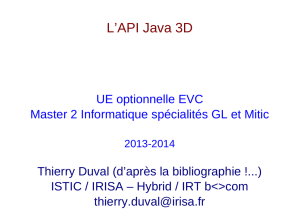 L`API Java 3D