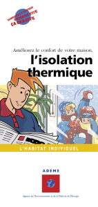 l`isolation thermique