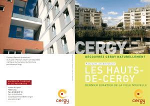 Parcours architecture - Les Hauts-de-Cergy
