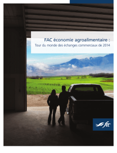 FAC économie agroalimentaire :