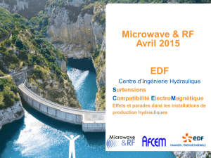 EDF - Surtensions et CEM en production hydraulique