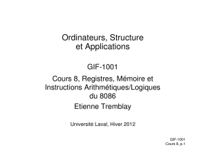 Cours 8 - Université Laval