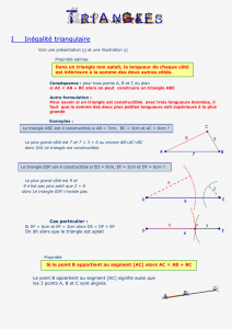 Construction de triangles - college