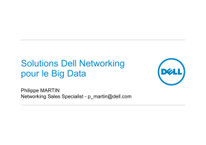 Solutions Dell Networking pour le Big Data