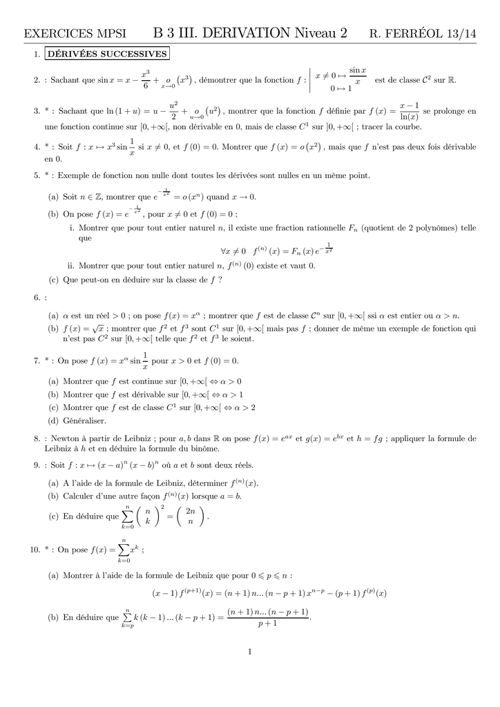 Derivation