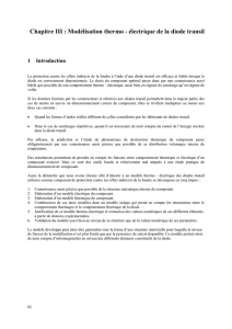 Chapitre III : Modélisation thermo