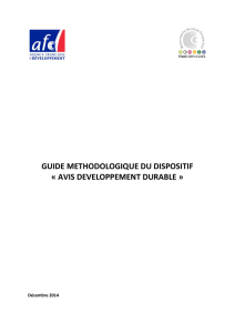 guide methodologique du dispositif « avis developpement