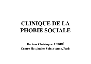 clinique de la phobie sociale