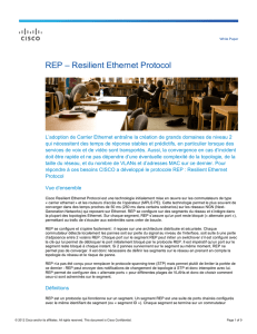 REP – Resilient Ethernet Protocol