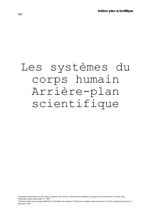 Les systèmes du corps humain Arrière