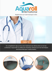 Documentation Santé - Aquaroll international