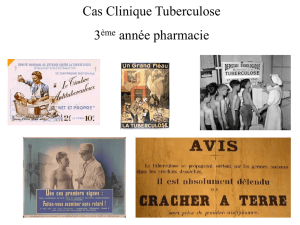 cas clinique tuberculose 2016