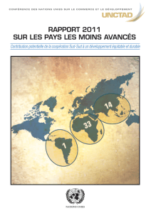 Rapport 2011 sur les pays les moins avancés