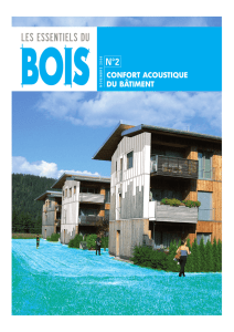 Confort acoustique du bâtiment bois