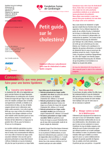 Petit guide sur le cholestérol