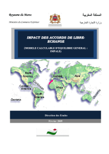 Rapport IMPALE - Ministère du Commerce Extérieur