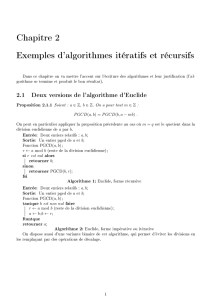 Chapitre 2 Exemples d`algorithmes itératifs et récursifs - IMJ-PRG