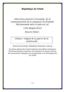 l`islam religion de paix