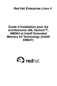 Red Hat Enterprise Linux 4 Guide d`installation pour les