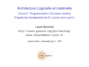 Programmation LC3 - Laure