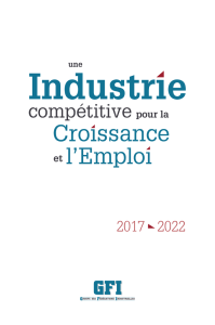GFI_Une Industrie compétitive pour la Croissance et l`Emploi_2016VF