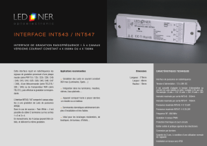 Interfaces Récepteurs - LED-NER