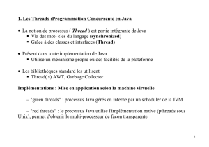 Programmation Concurrente en Java