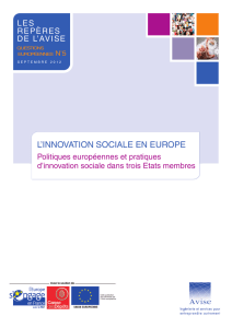 l`innovation sociale en europe