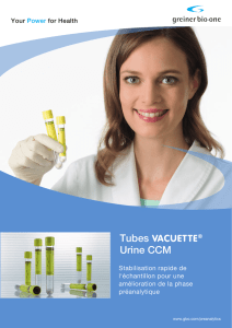 Tubes VACUETTE® Urine CCM - Greiner Bio-One