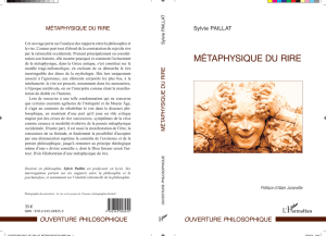 métaphysique du rire - Société Nantaise de Philosophie