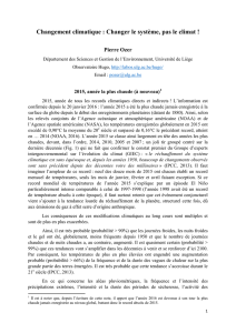 Changement climatique : Changer le système, pas le climat