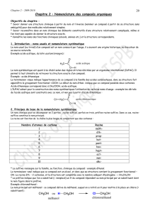 Nomenclature des composés organiques - Serveur UNT-ORI