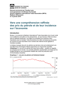 Vers une compréhension raffinée des prix du pétrole et de leur