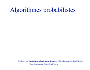 Algorithmes probabilistes - Département d`informatique et de