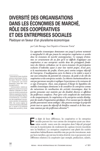 diversité des organisations dans les économies de marché