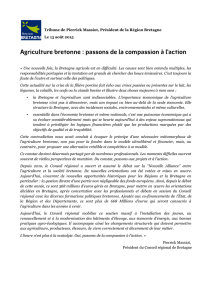 Agriculture bretonne : passons de la compassion à l`action