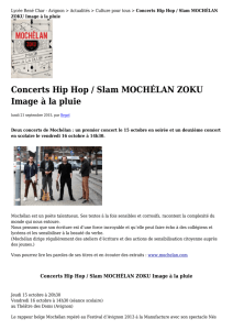Concerts Hip Hop / Slam MOCHÉLAN ZOKU