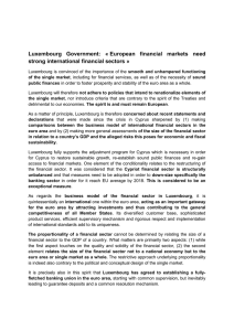 European financial markets need strong international financial sectors