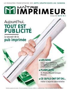 PUBLICITÉ - Maitre imprimeur