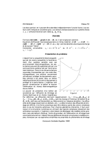 Physique 1 - Concours Centrale