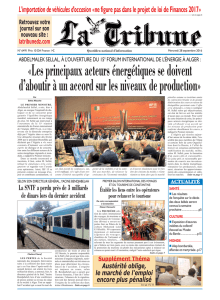 Les principaux acteurs énergétiques se doivent d