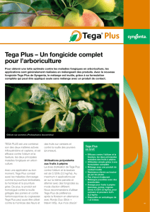 Tega Plus – Un fongicide complet pour l`arboriculture